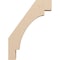 Ekena Millwork 3-inch W x 16-inch D x 22-inch H Merced Rough Cedar Woodgrain TimberThane Knee Brace, Primed BRCUR03X16X22MRCRCPR - alternate 6